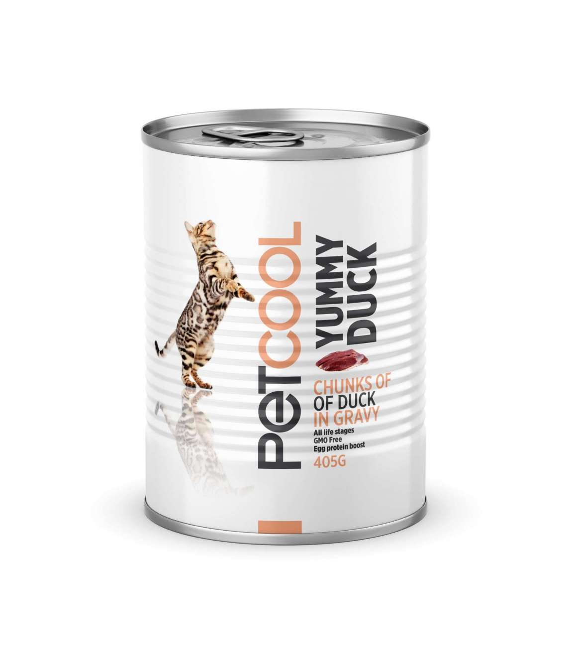 canned wet cat food  with duck PETCOOL YUMMY DUCK